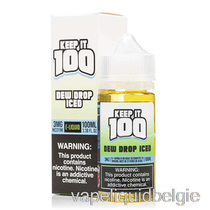 Vape Smaken Dauwdruppel Ijskoud - Bewaar Het 100 - 100 Ml 0 Mg